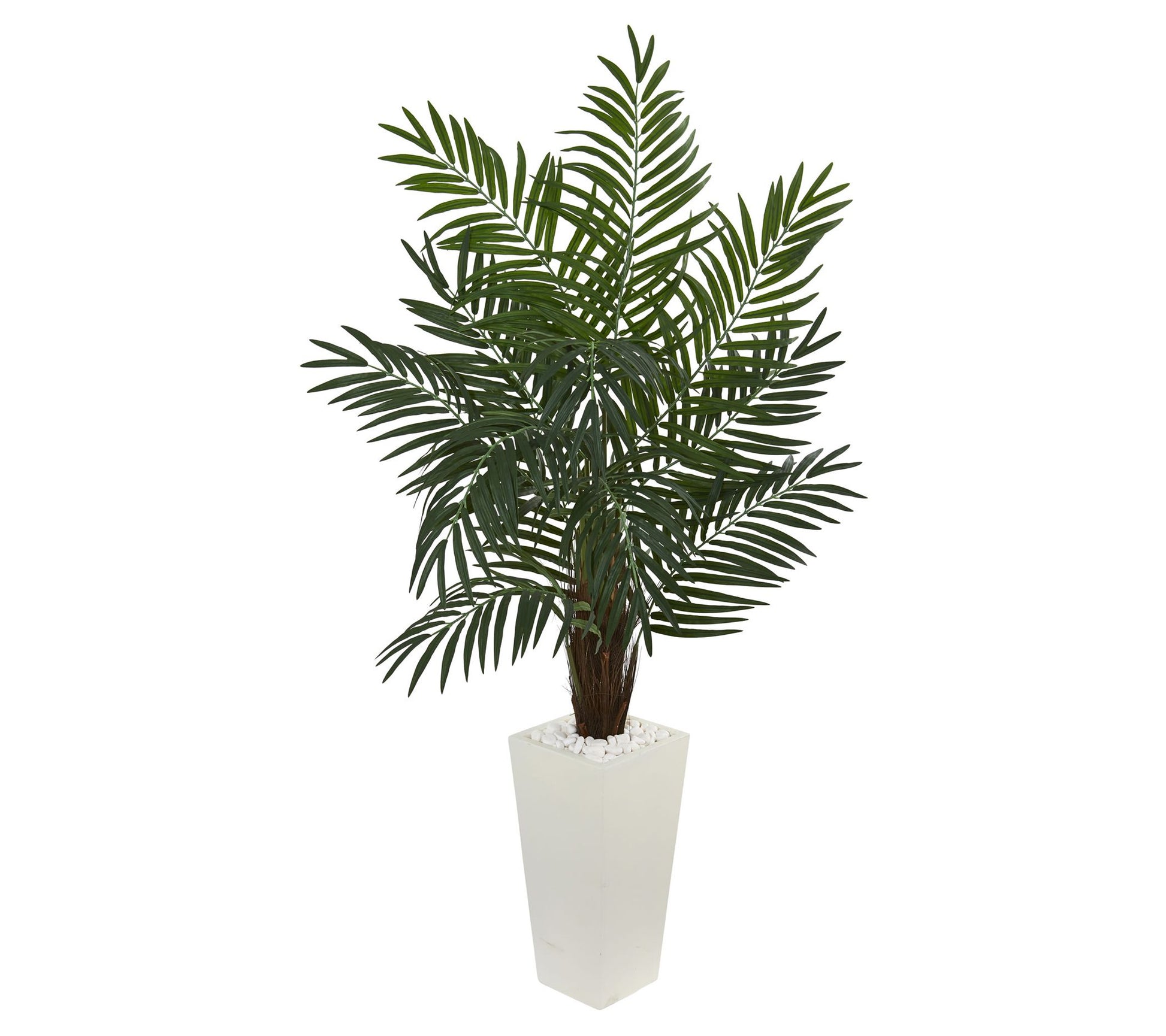Nearly Natural 5.5' Areca Palm Tree in Tower Planter