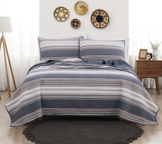 Brooklyn Loom Yarn Dye Full/Queen Quilt Set