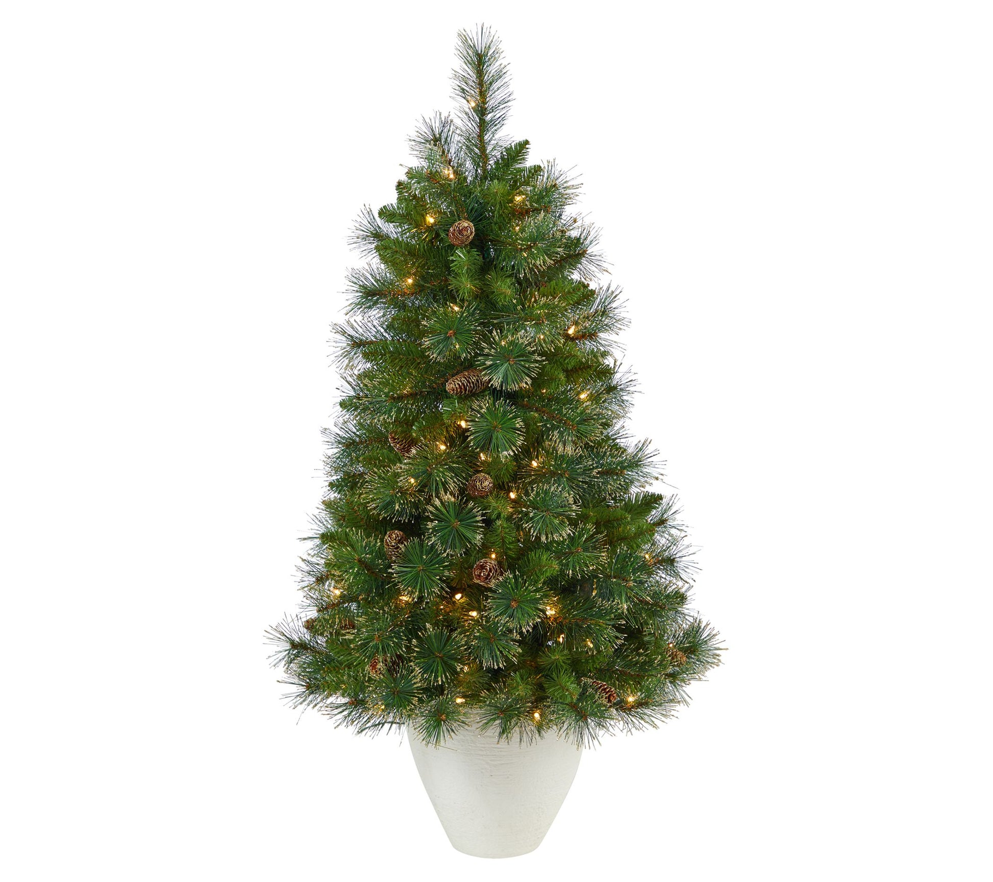 Nearly Natural 50" Golden Tip Tree w/100 ClearED