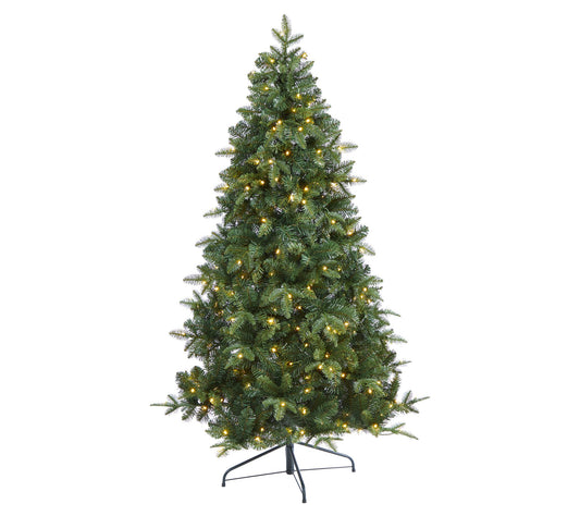 Nearly Natural 6 Ft. Grand Teton Tree w/180 Cle ar LED
