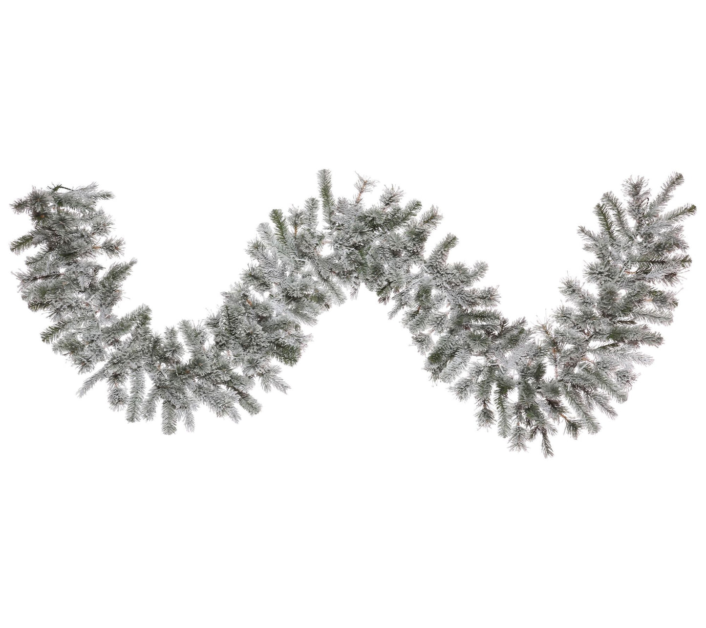 Vickerman 9' x 14" Flocked Kiana Pine Garland 300T