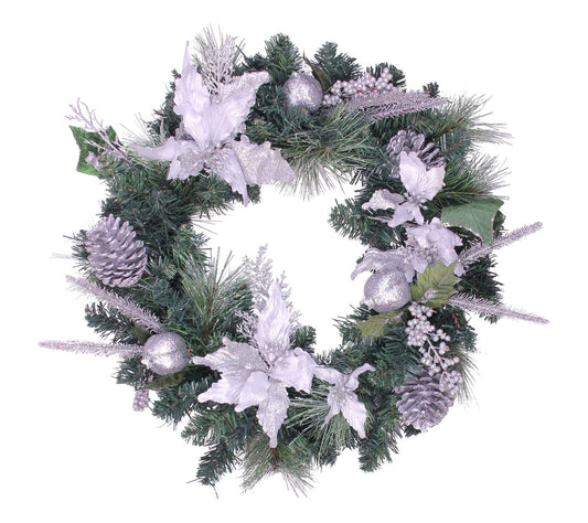 Northlight Silver Sparkle Wreath