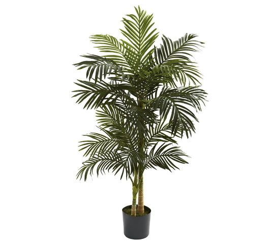 5' Golden Cane Palm Silk Tree by Nearly Natural