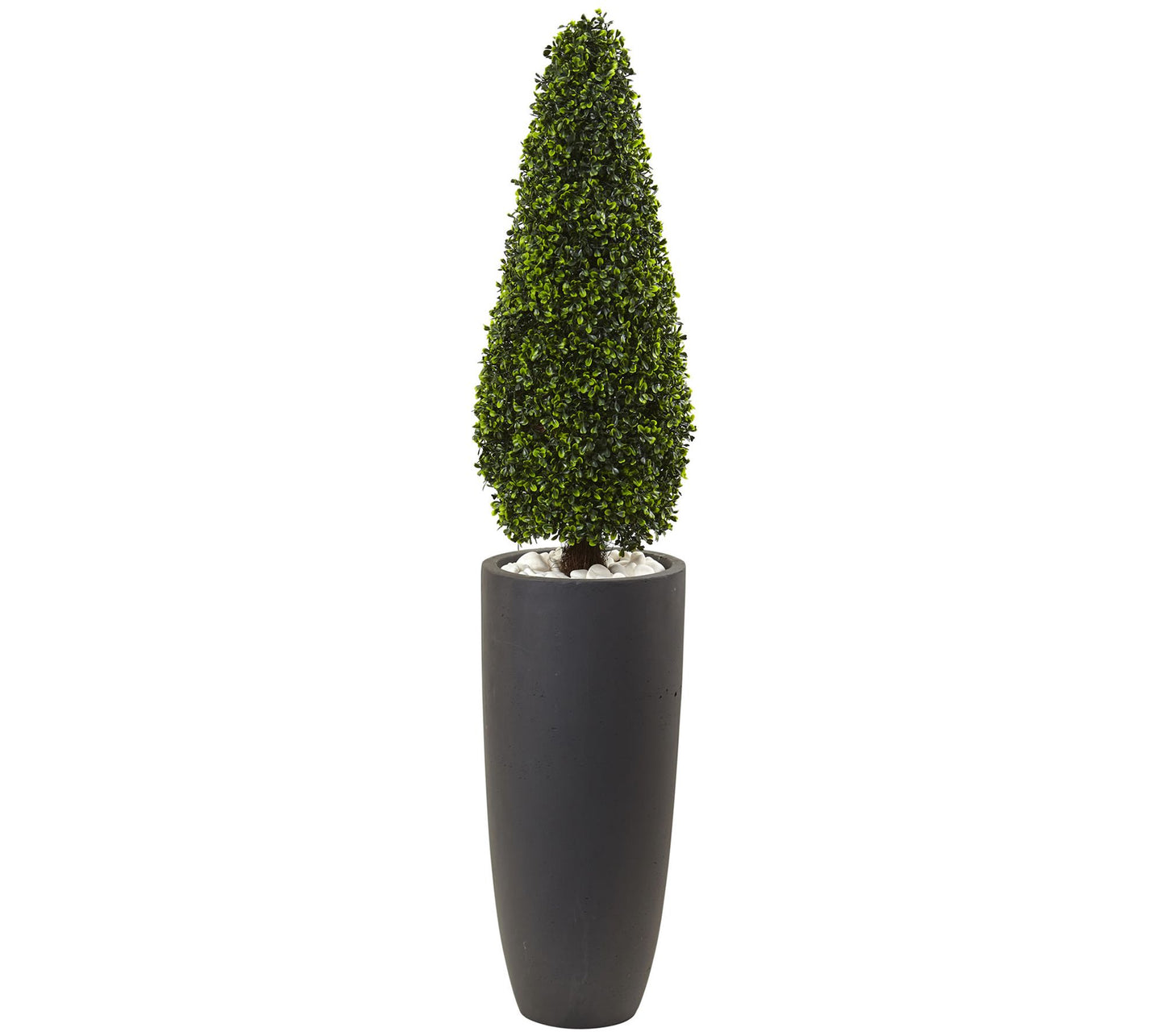 50" Boxwood Topiary Tree with Planter by NearlyNatural
