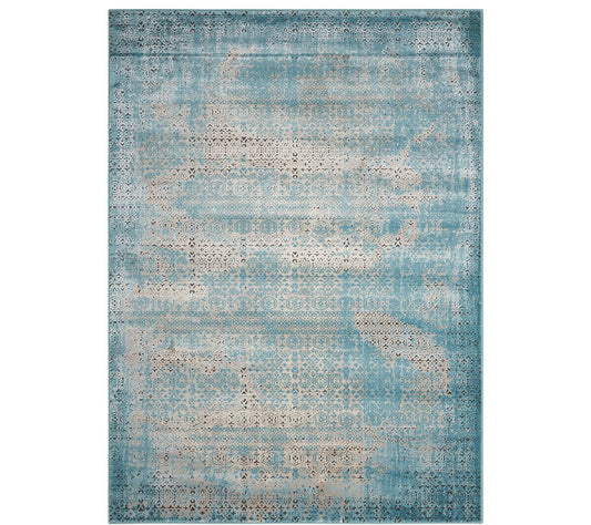 Nourison Karma Blue 3'9" x 5'9" Area Rug