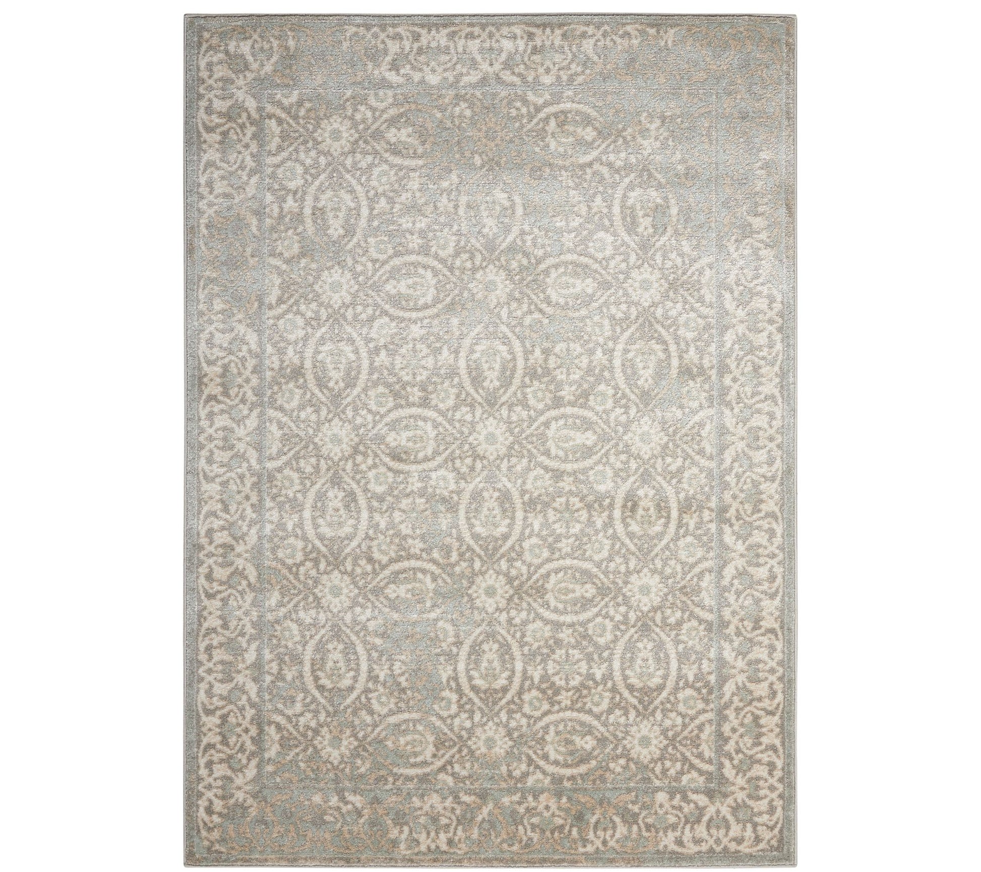Nourison Euphoria Grey 6'7" x 9'6" Area Rug