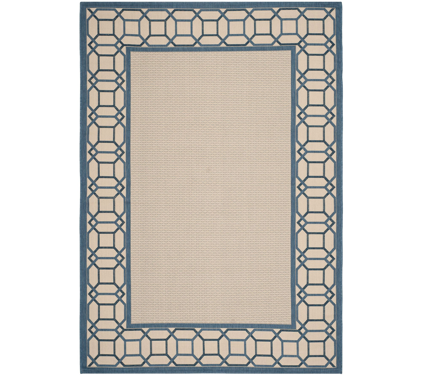 Martha Stewart Facet Border 5'-3" x 7'-7" Rug