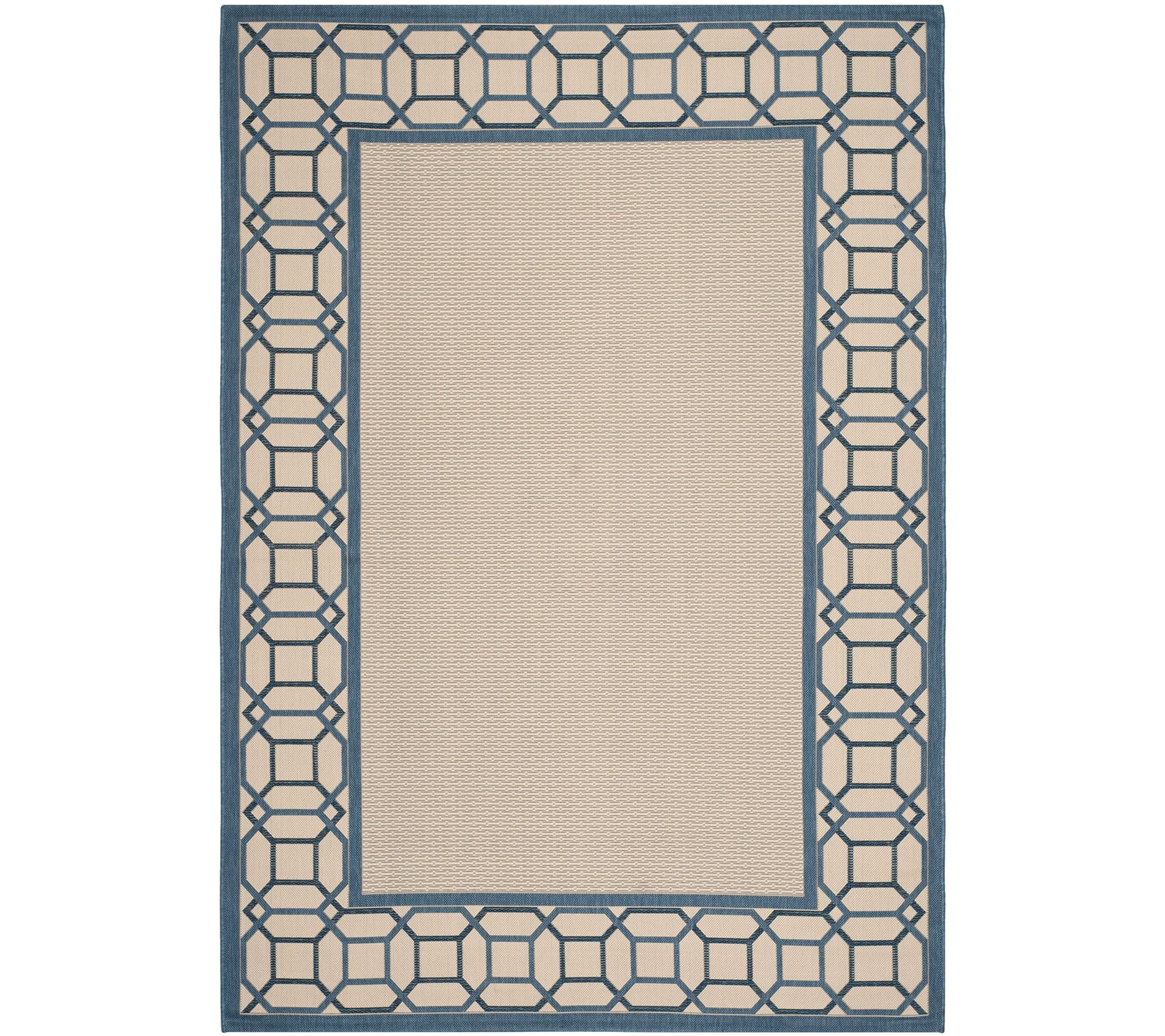 Martha Stewart Facet Border 5'-3" x 7'-7" Rug