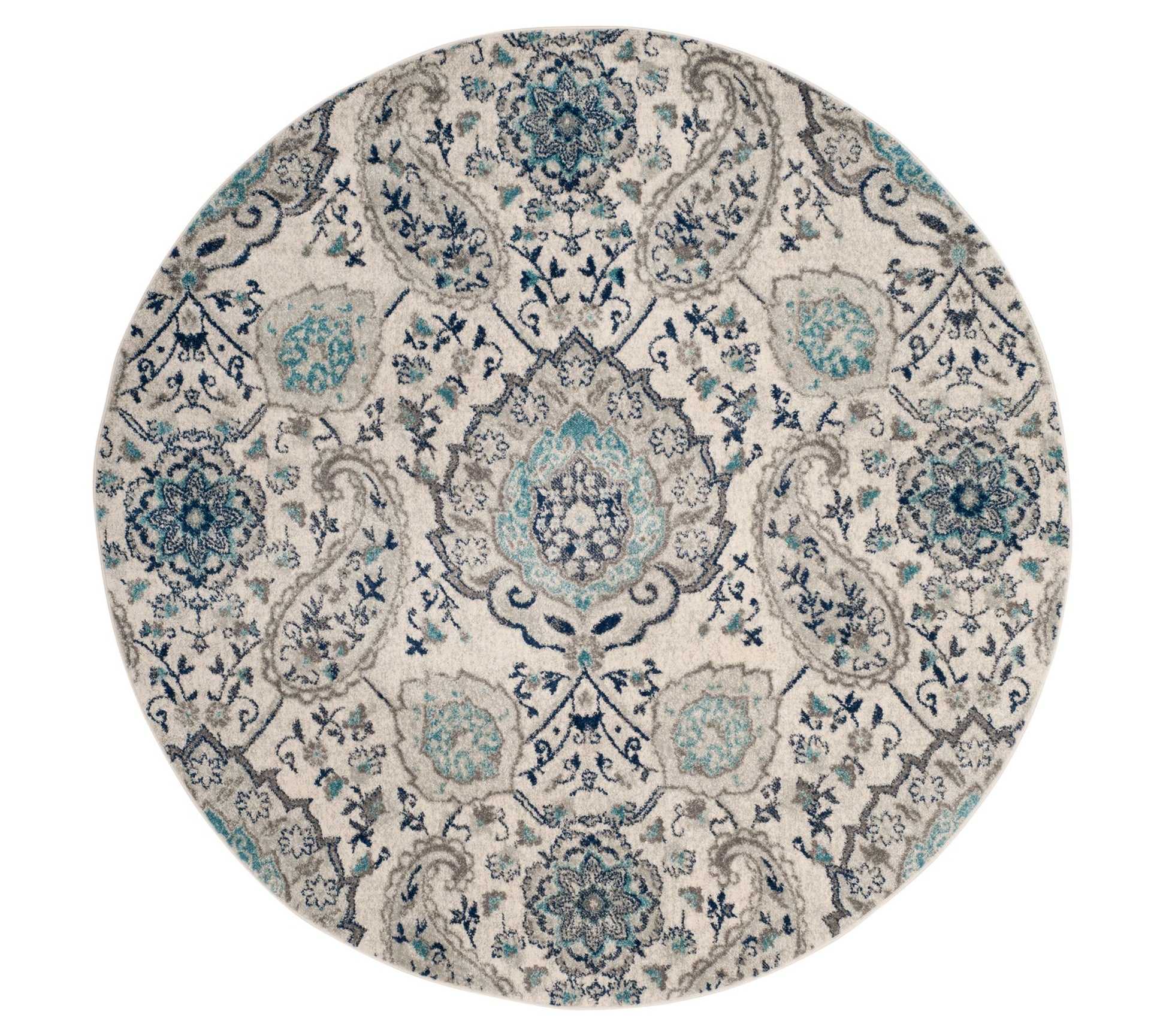Madison 600 Collection 6'7" x 6'7" Round Rug