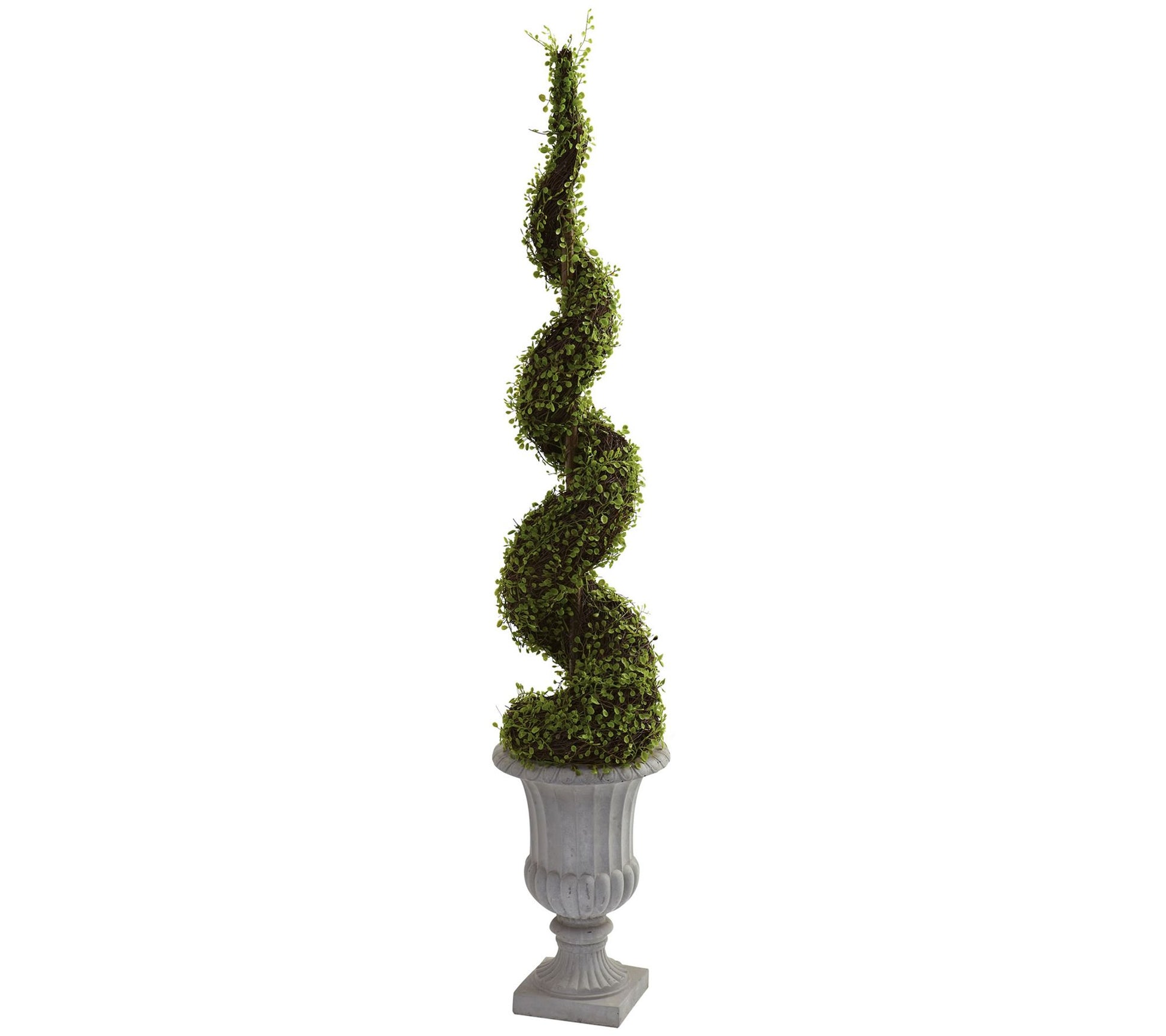 5' Mohlenbechia Tree with Decorative Urn by Nearly Natural
