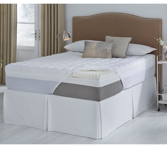 ComforPedic from BeautyRest King 4.5" Reversible Foam Topper