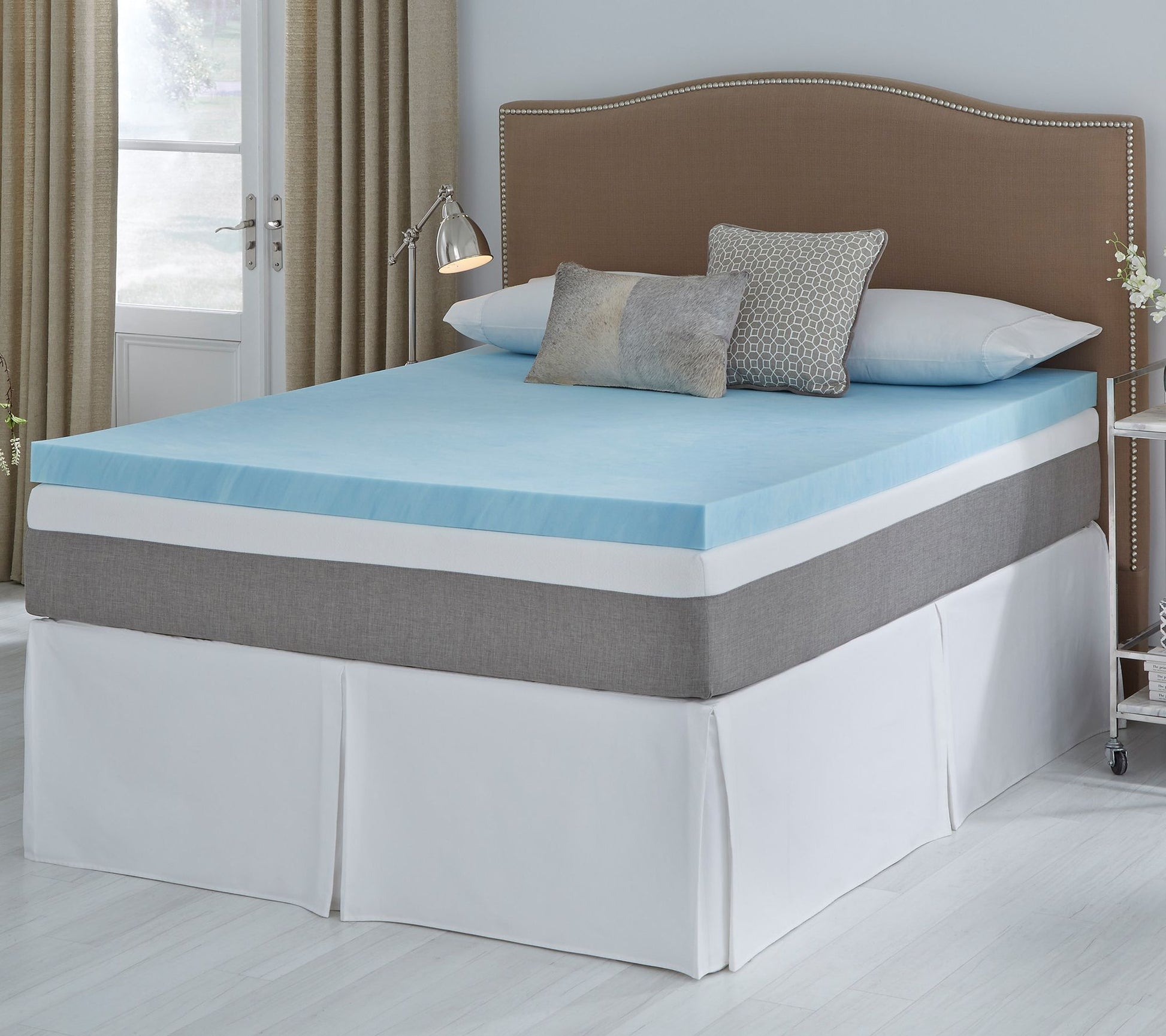 Comfort Escape 3" Tailored Gel Memory Foam Topper KG - Soft