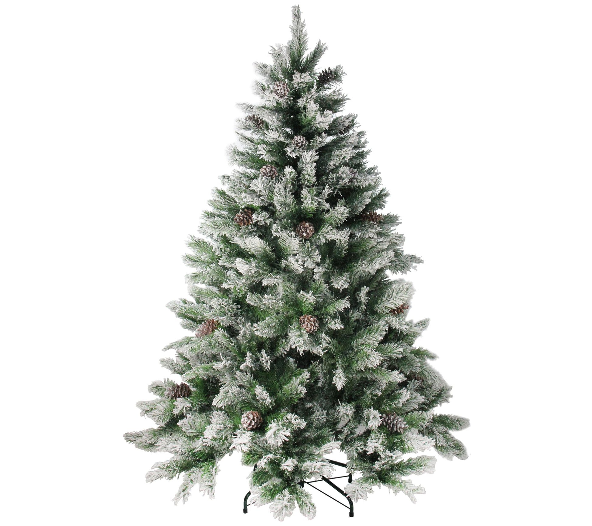 Northlight 7' Flocked Angel Pine Artificial Christmas Tree