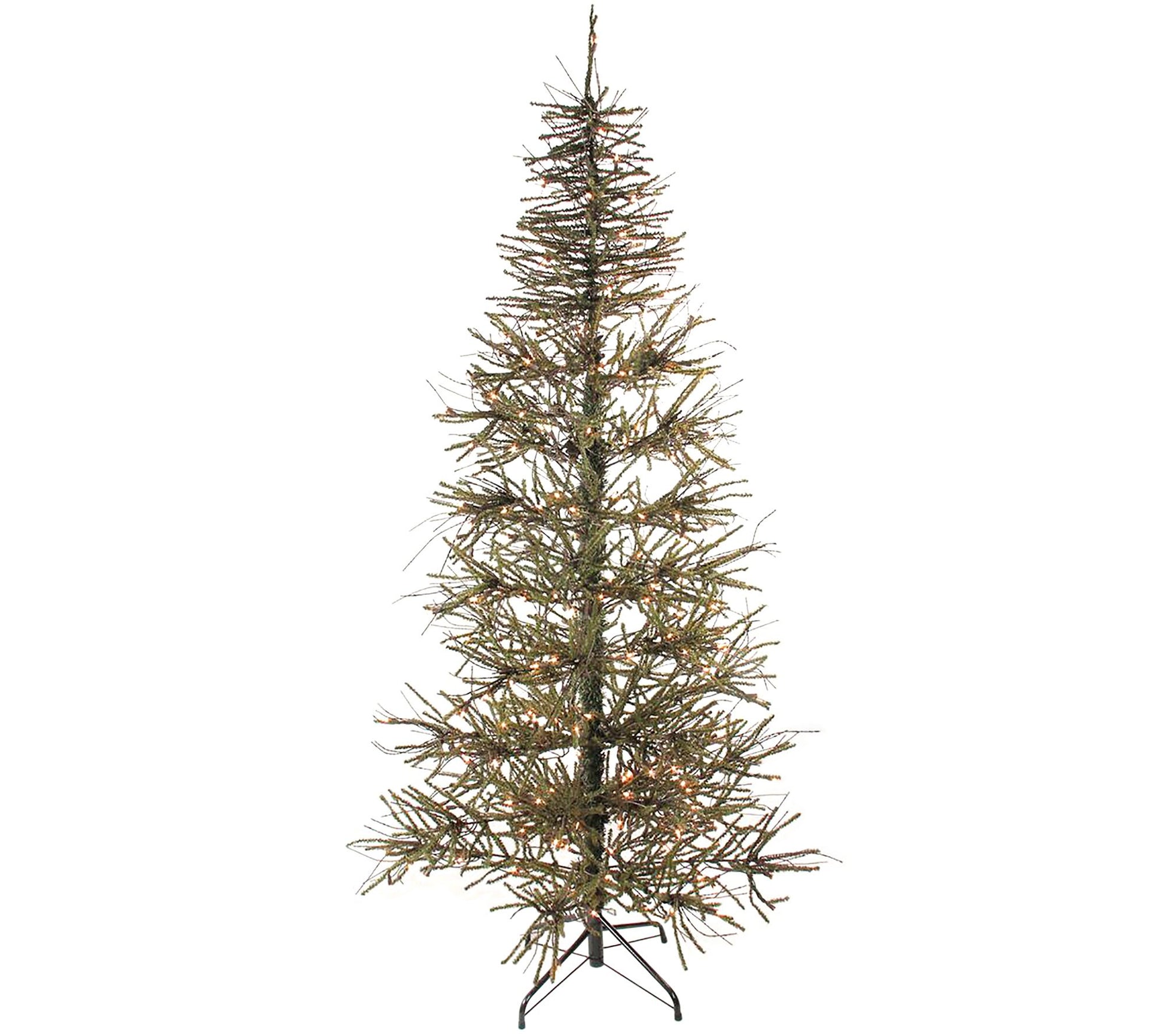 Northlight 6' Prelit Slim Twig Artificial Christmas Tree