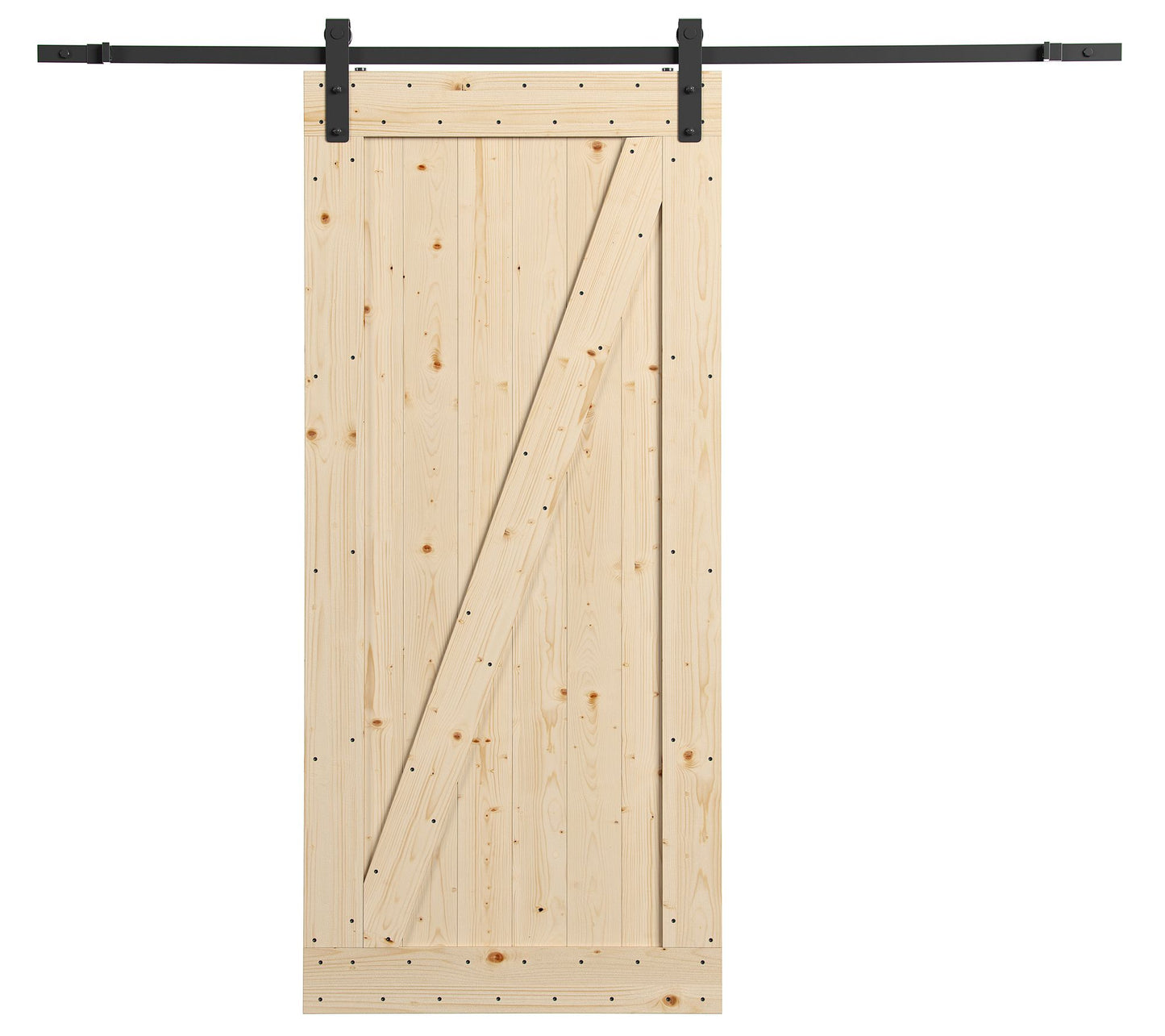 Northbeam Farm Style Sliding Door, Unfinished