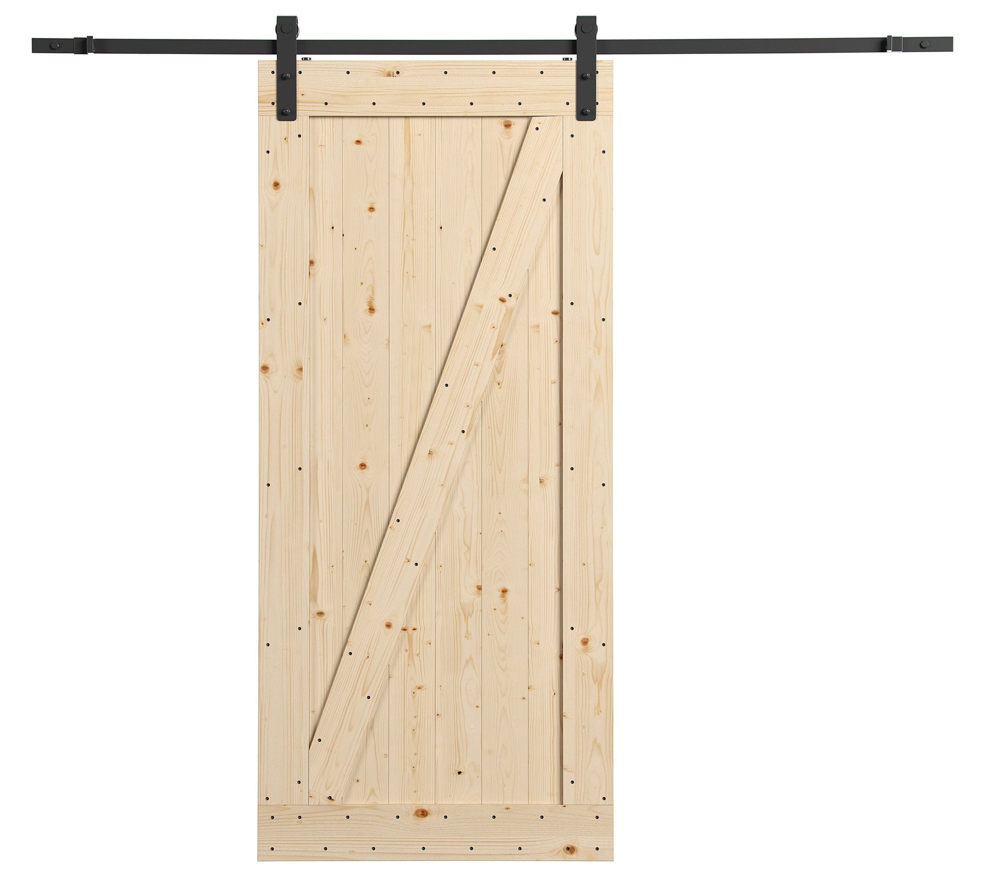 Northbeam Farm Style Sliding Door, Unfinished
