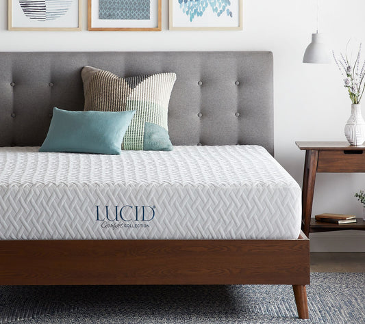 Lucid Comfort Collection 10" Gel Foam Twin XL M attress