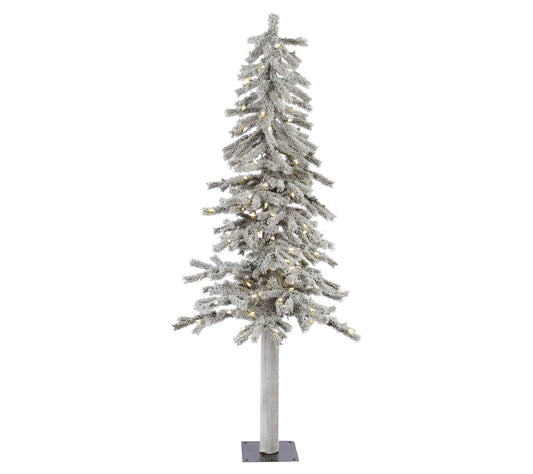 5' Flocked Alpine Tree by Vickerman
