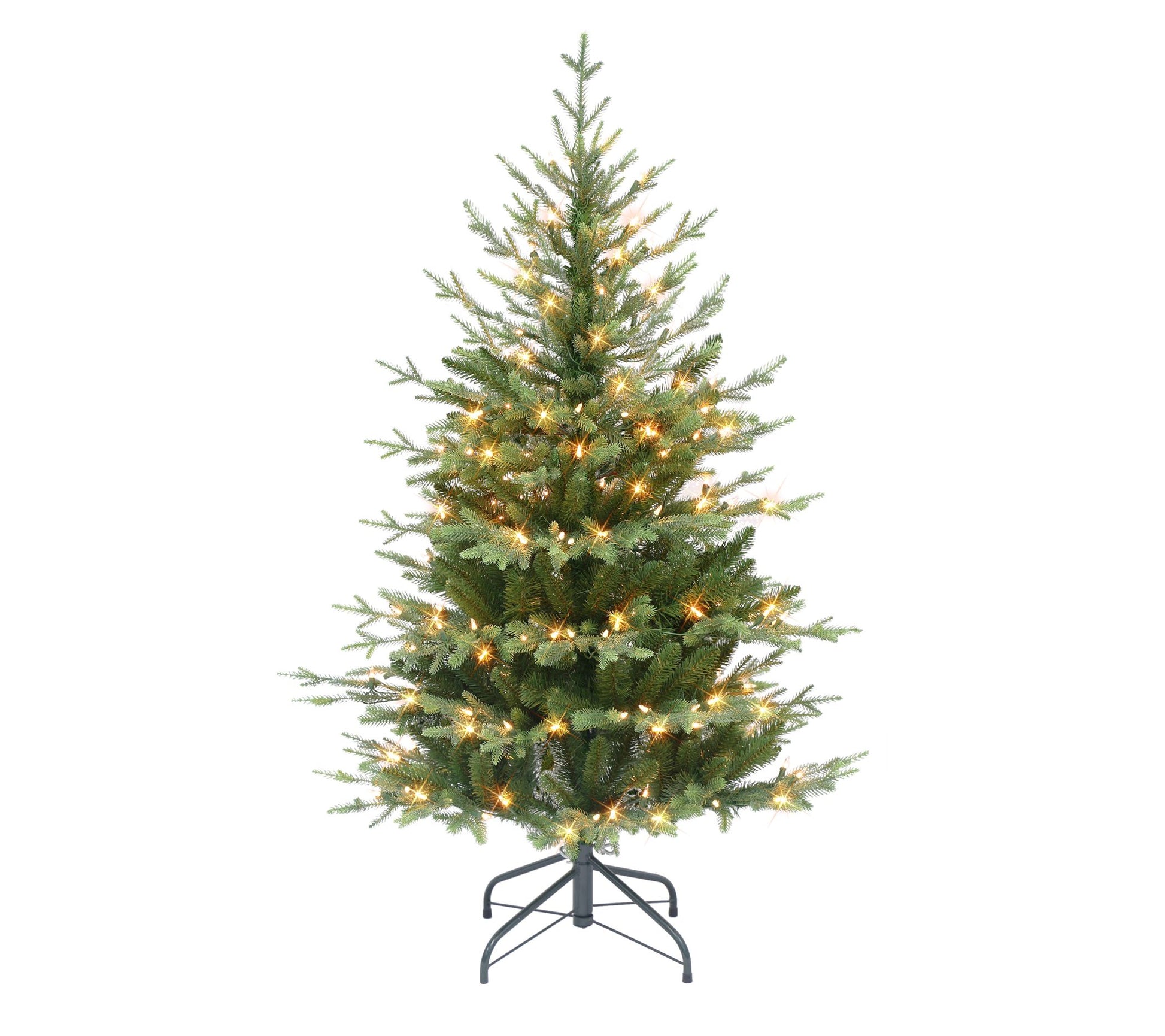 Puleo International 4.5' Pre-lit Slim Balsam Fir Tree
