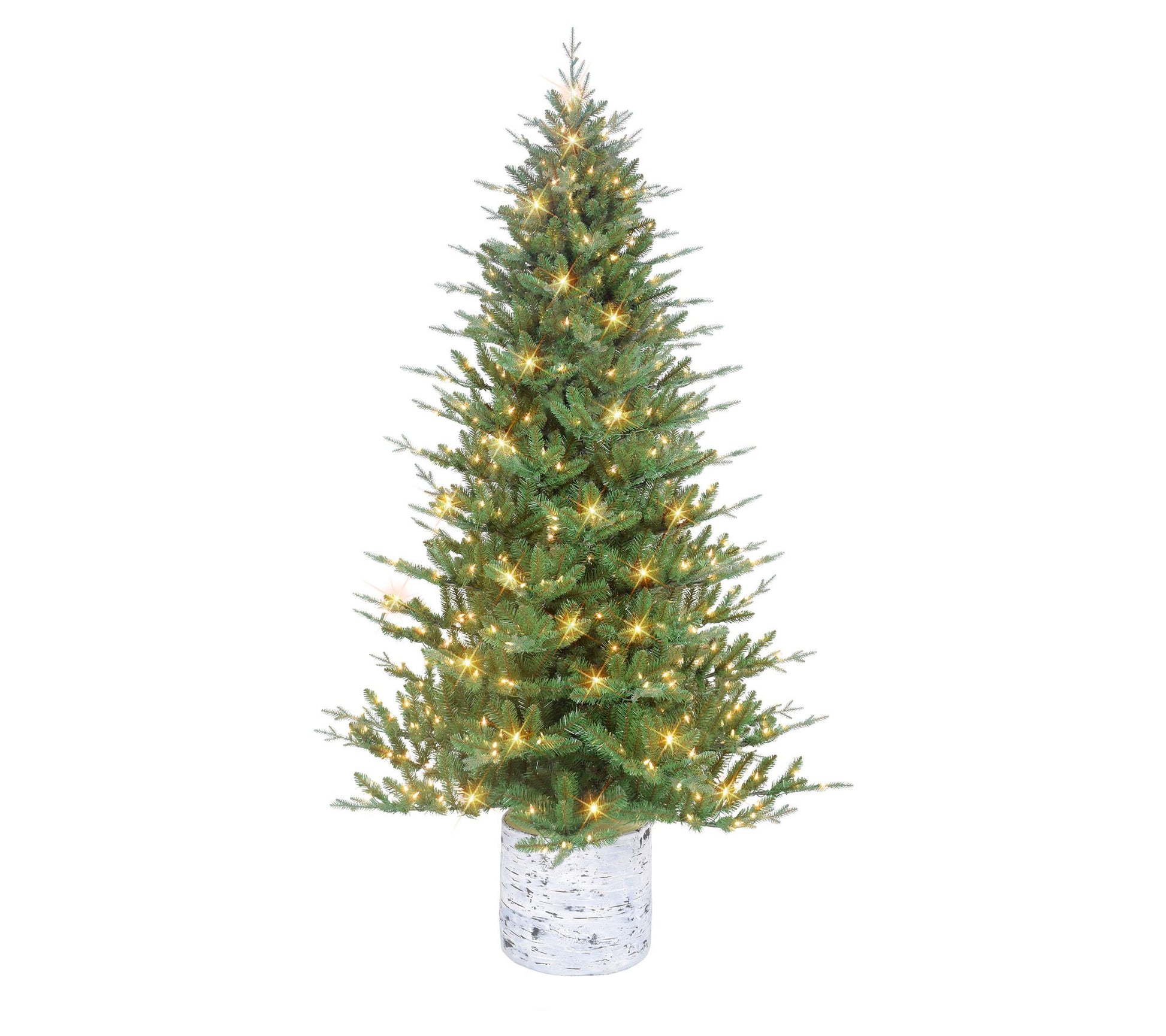 Puleo International 6.5 ft PE/PVC Potted Tree