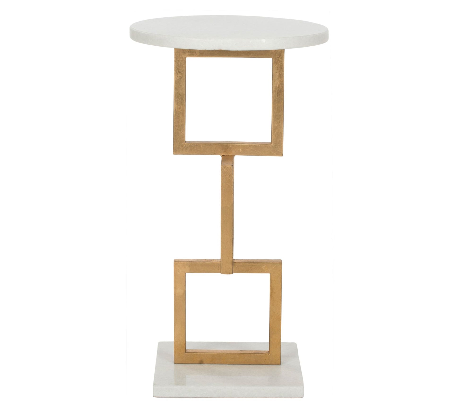 Safavieh Cassidy Silver Leaf Accent Table