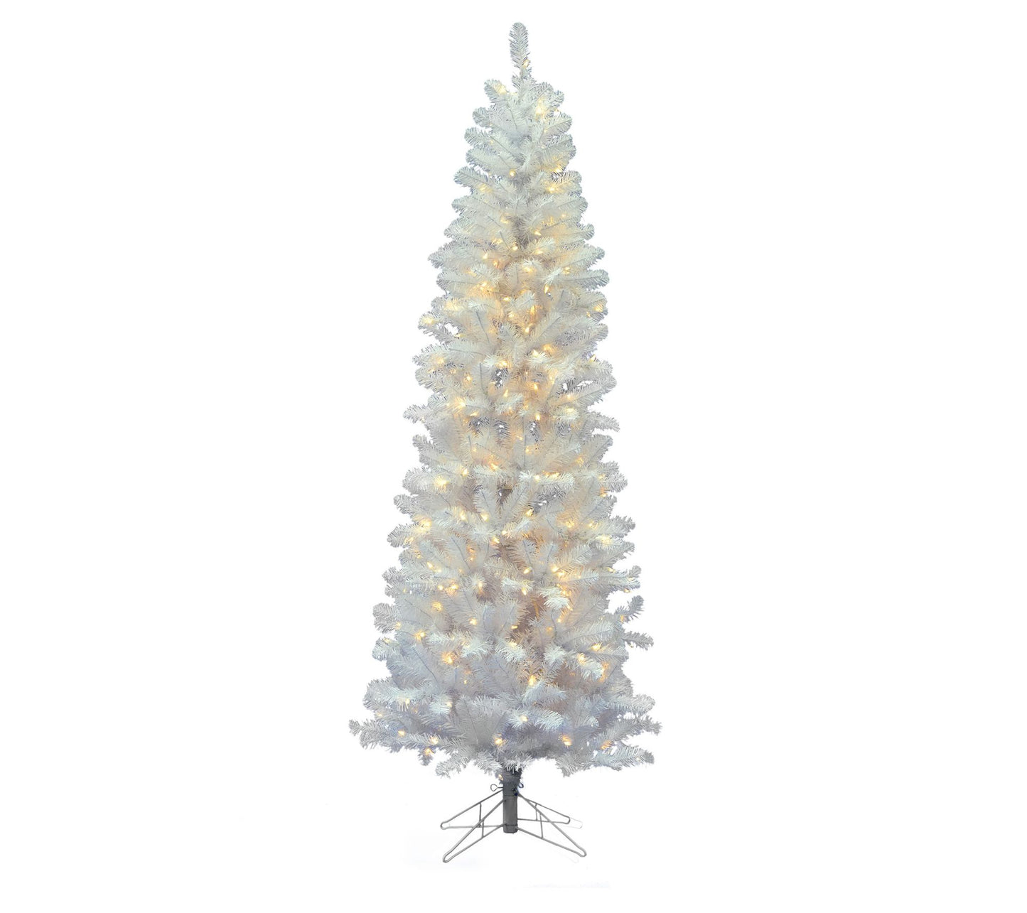 Vickerman 5.5' White Salem Pencil 200 LED WmW