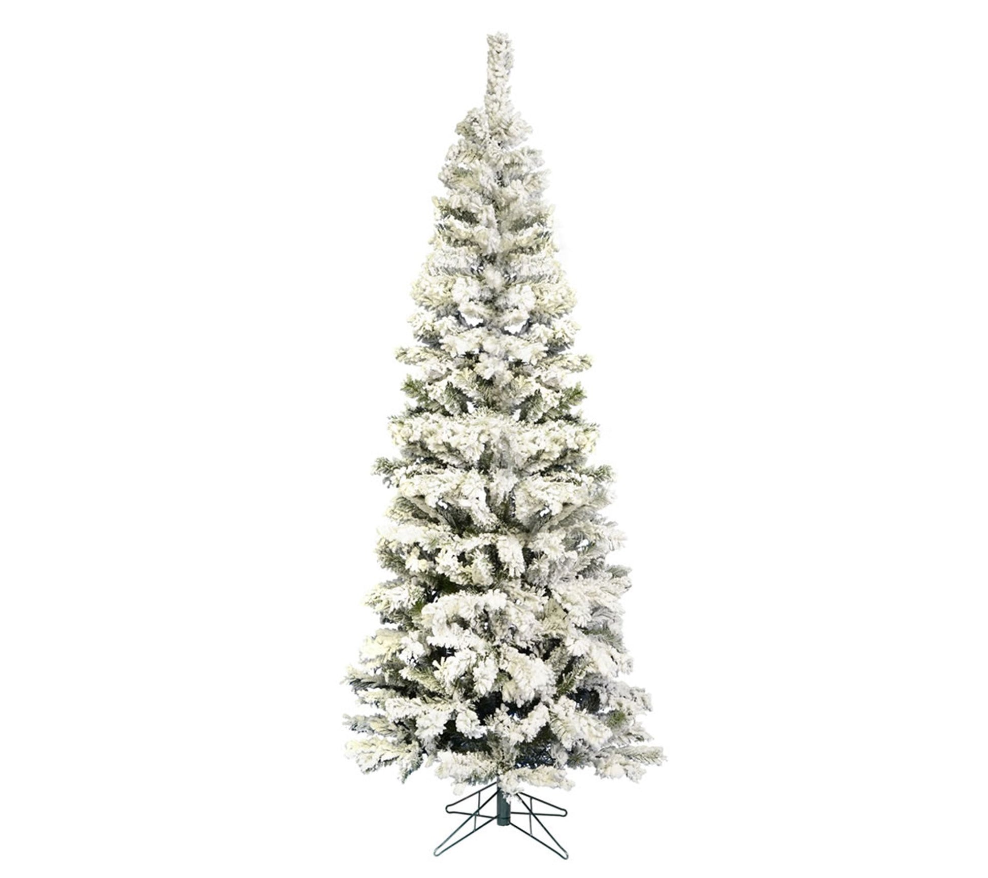 Vickerman 6.5' Flocked Pacific Artificial Christmas Tree,Unlit