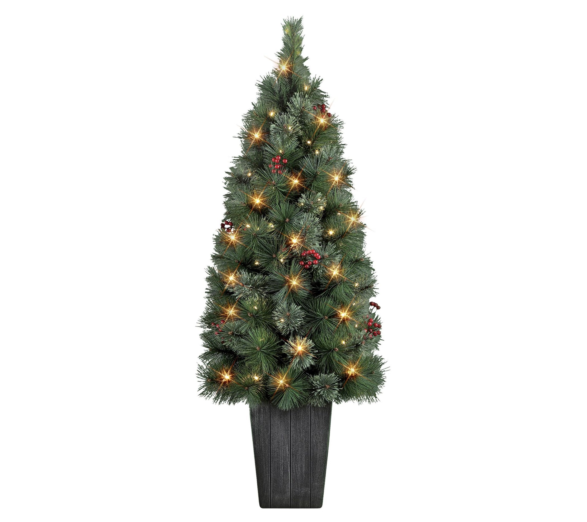 Puleo 4' B/O Potted Cascade Pine Tree