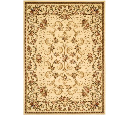 Lyndhurst 8' x 11' Garden Floral Power Loomed Rug