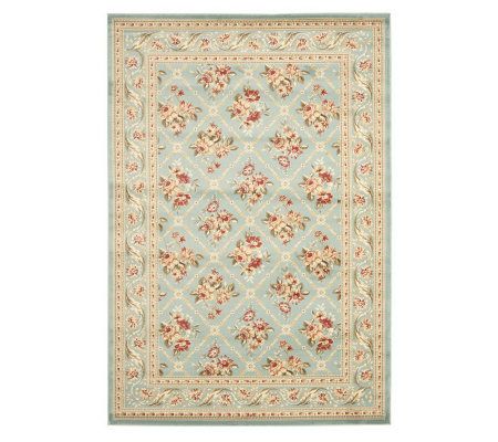 Lyndhurst Floral Lattice Power Loomed 8' x 11'Rug
