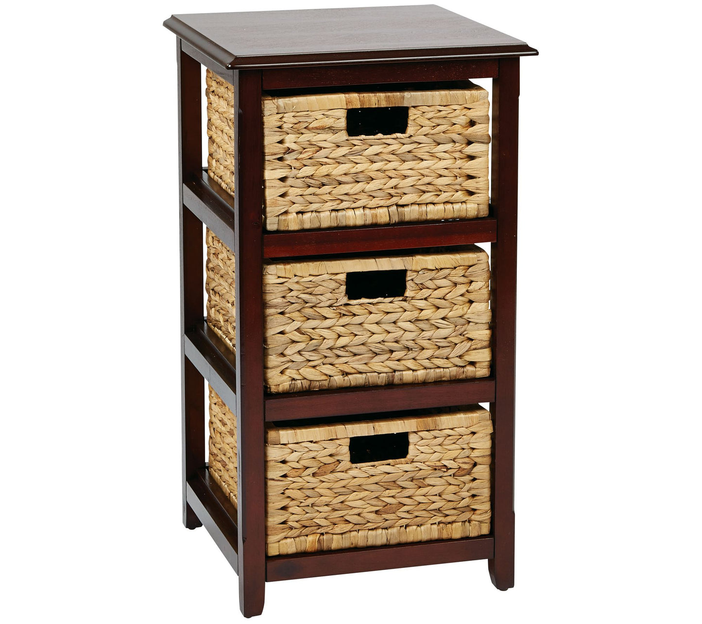 OSP Home Furnishings Seabrook Three-Tier Storage Unit