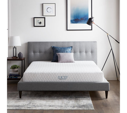 Lucid Comfort Collection 8" Firm Queen Memory Foam Mattress