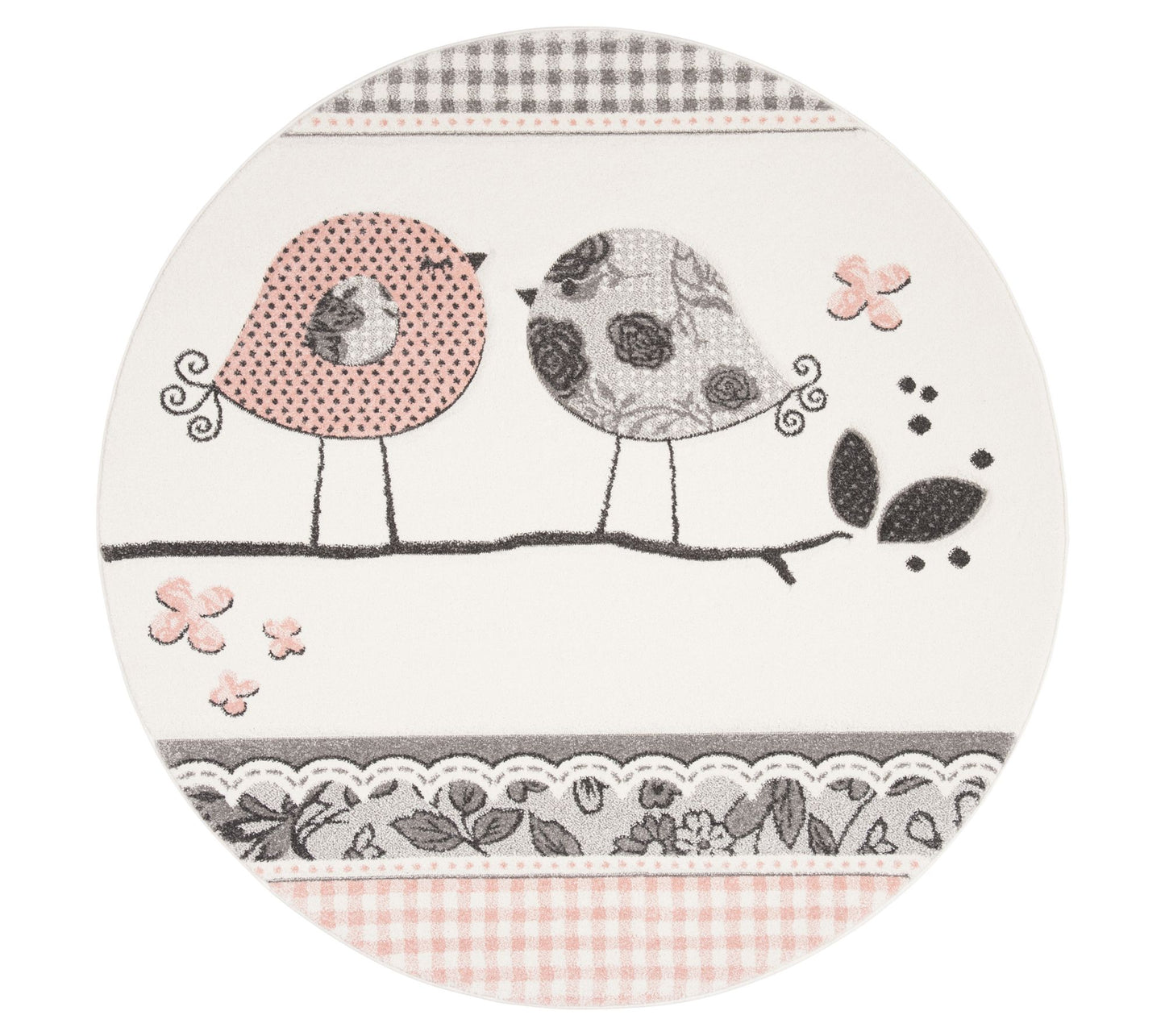 Carousel Kids 153 Collection 5'-3" X 5'-3" Round Rug