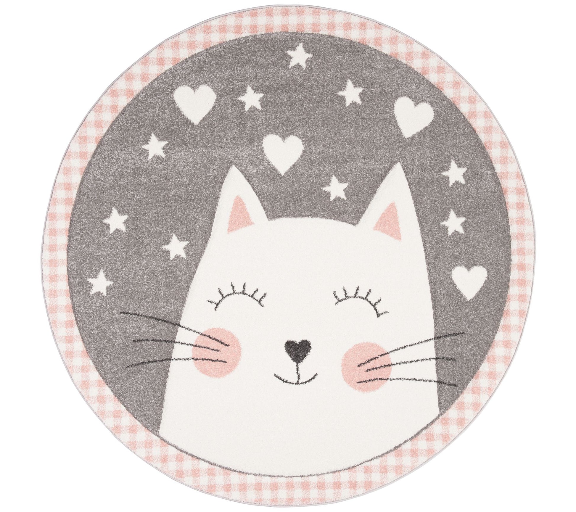 Carousel Kids 134 Collection 6'-7" X 6'-7" Round Rug