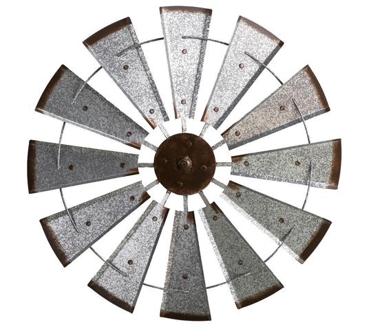 Glitzhome Metal Galvanized Wind Spinner Wall Hanging - Medium