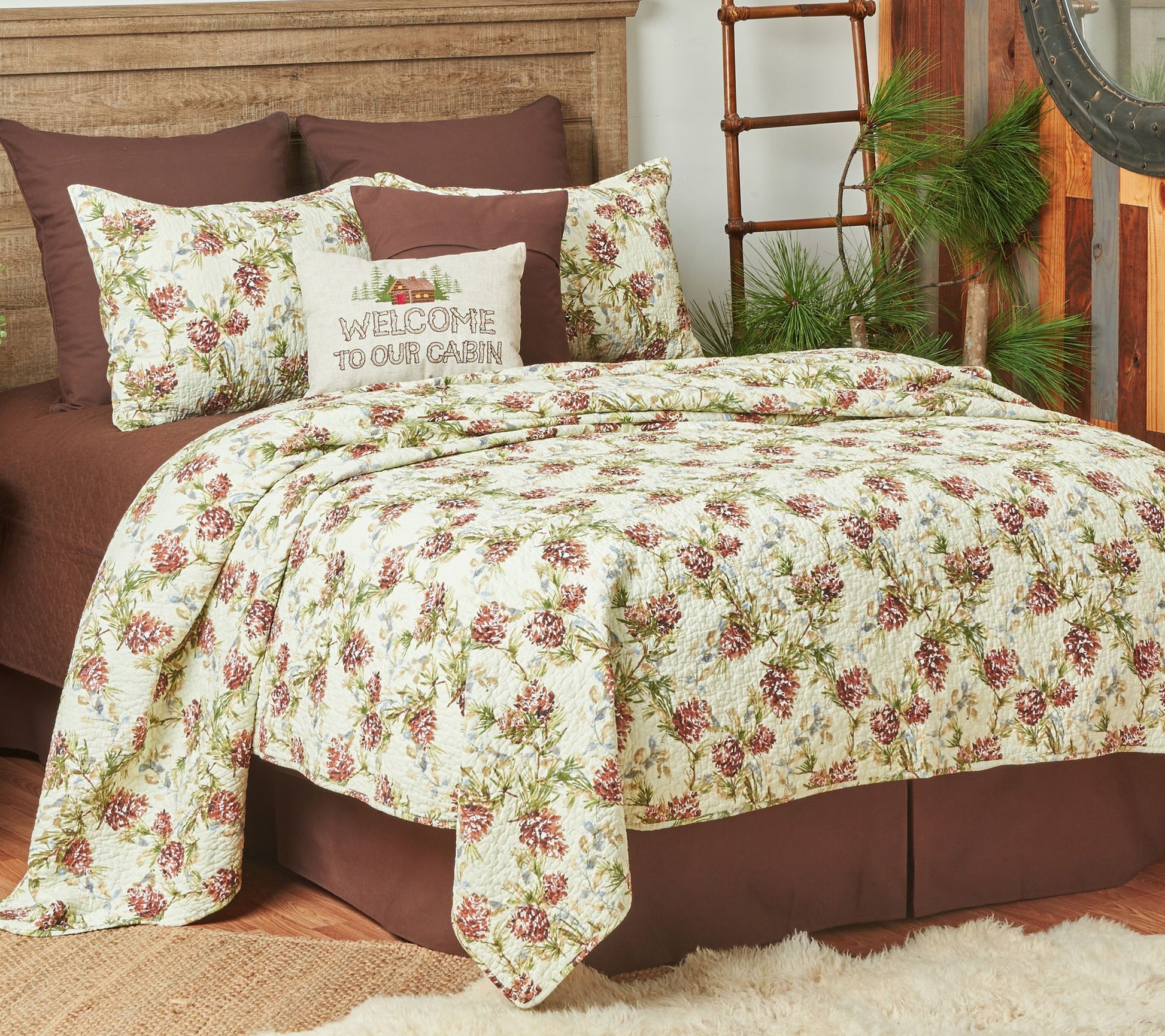Cooper Pines Full/Queen Quilt Set by Valerie