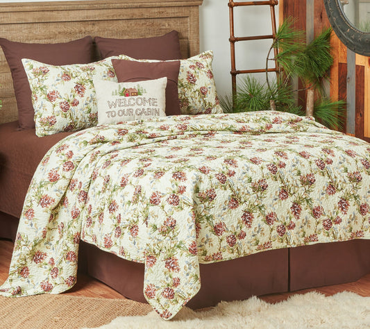 Cooper Pines Full/Queen Quilt Set by Valerie