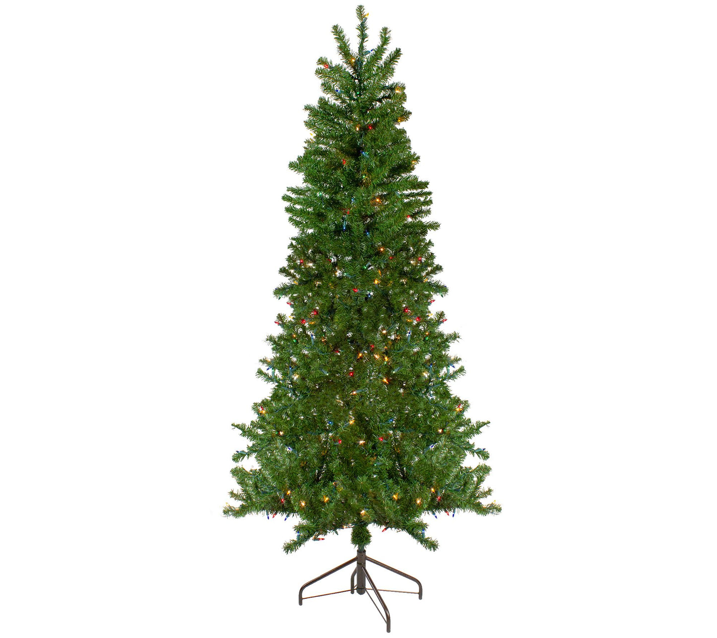 Northlight 7.5' Prelit Canadian Pine Christmas Wall Tree