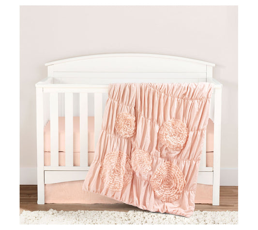 Lush Decor Serena Embellished Crib Bedding Set