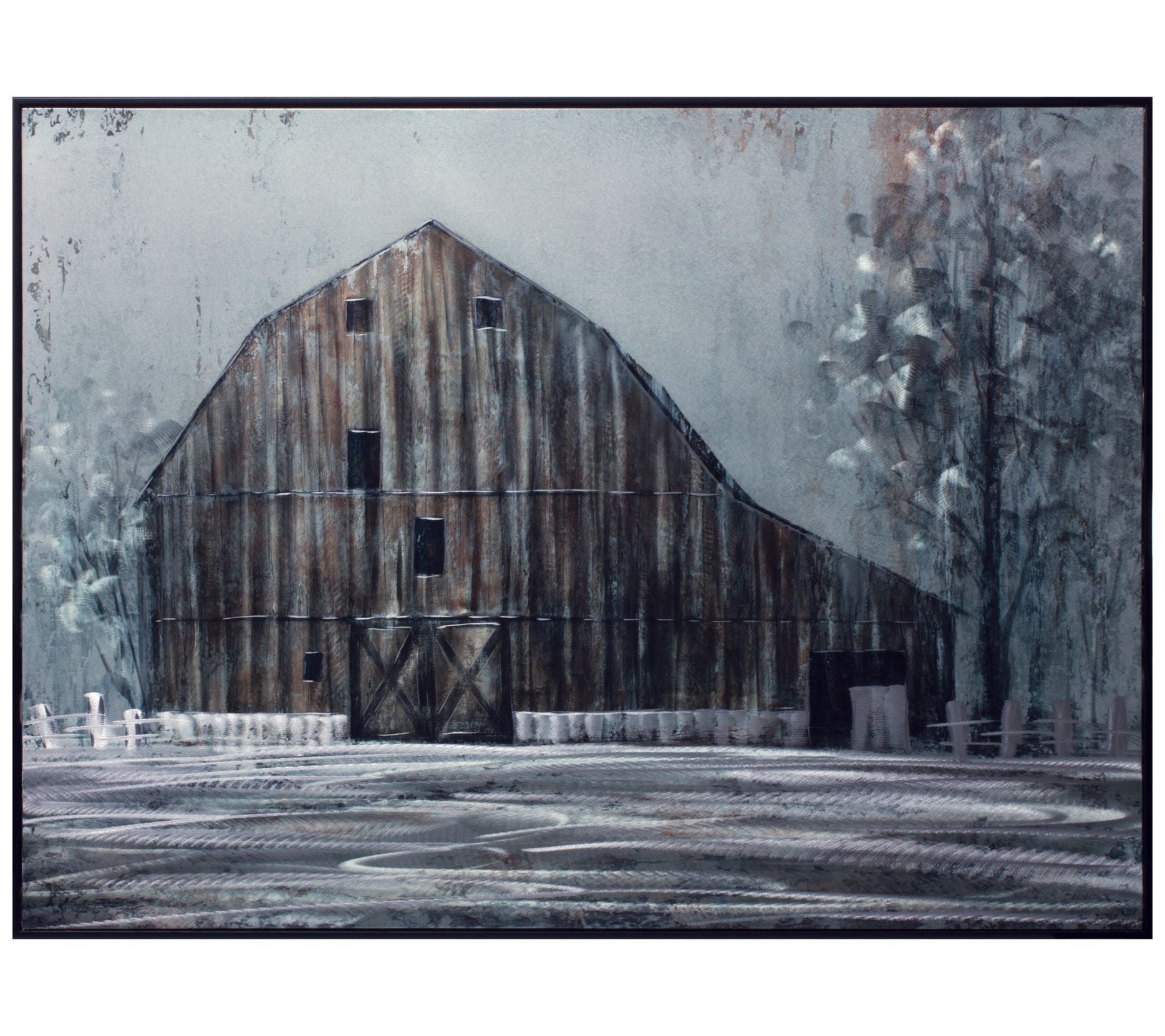 Melrose International Framed Barn Print