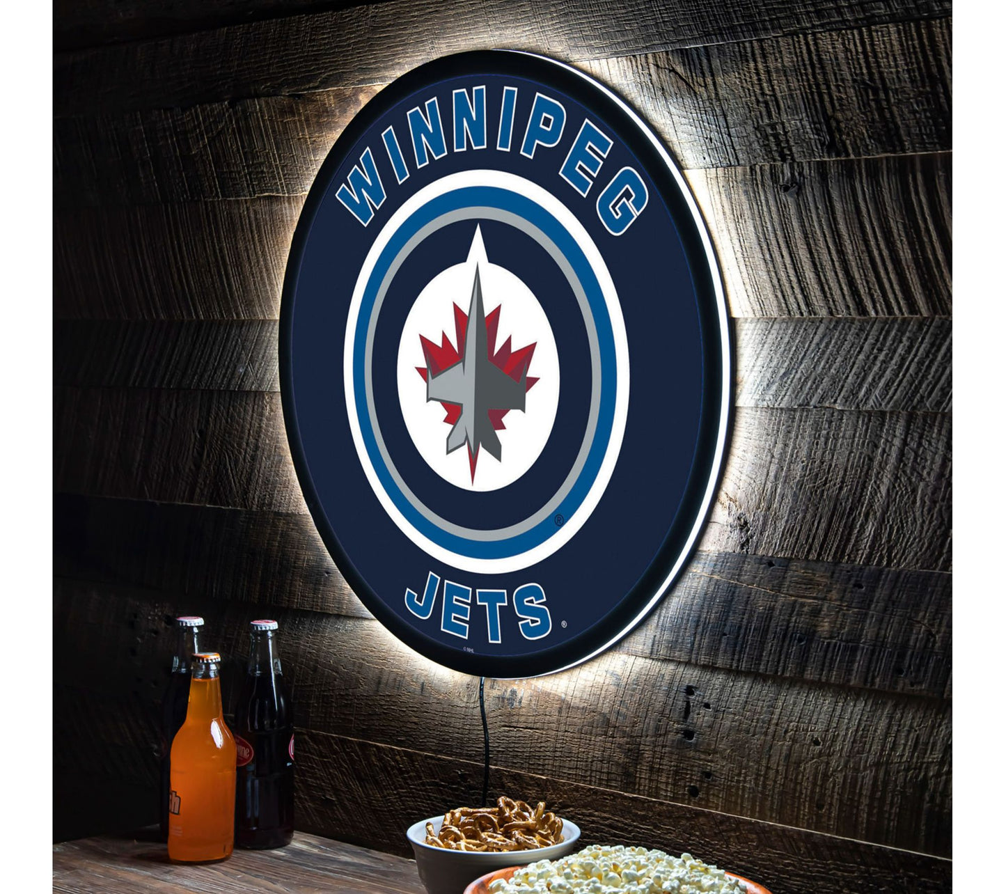 Evergreen NHL Round LED Wall Light