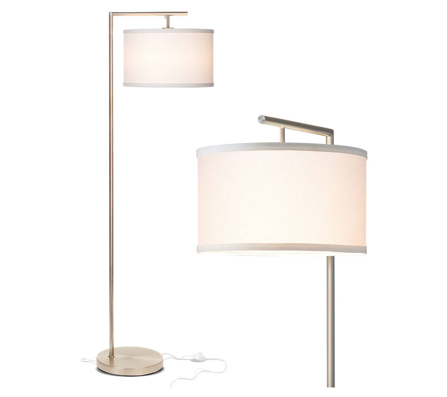 Brightech Montage Modern 60"H Rose Gold LED Floor Lamp