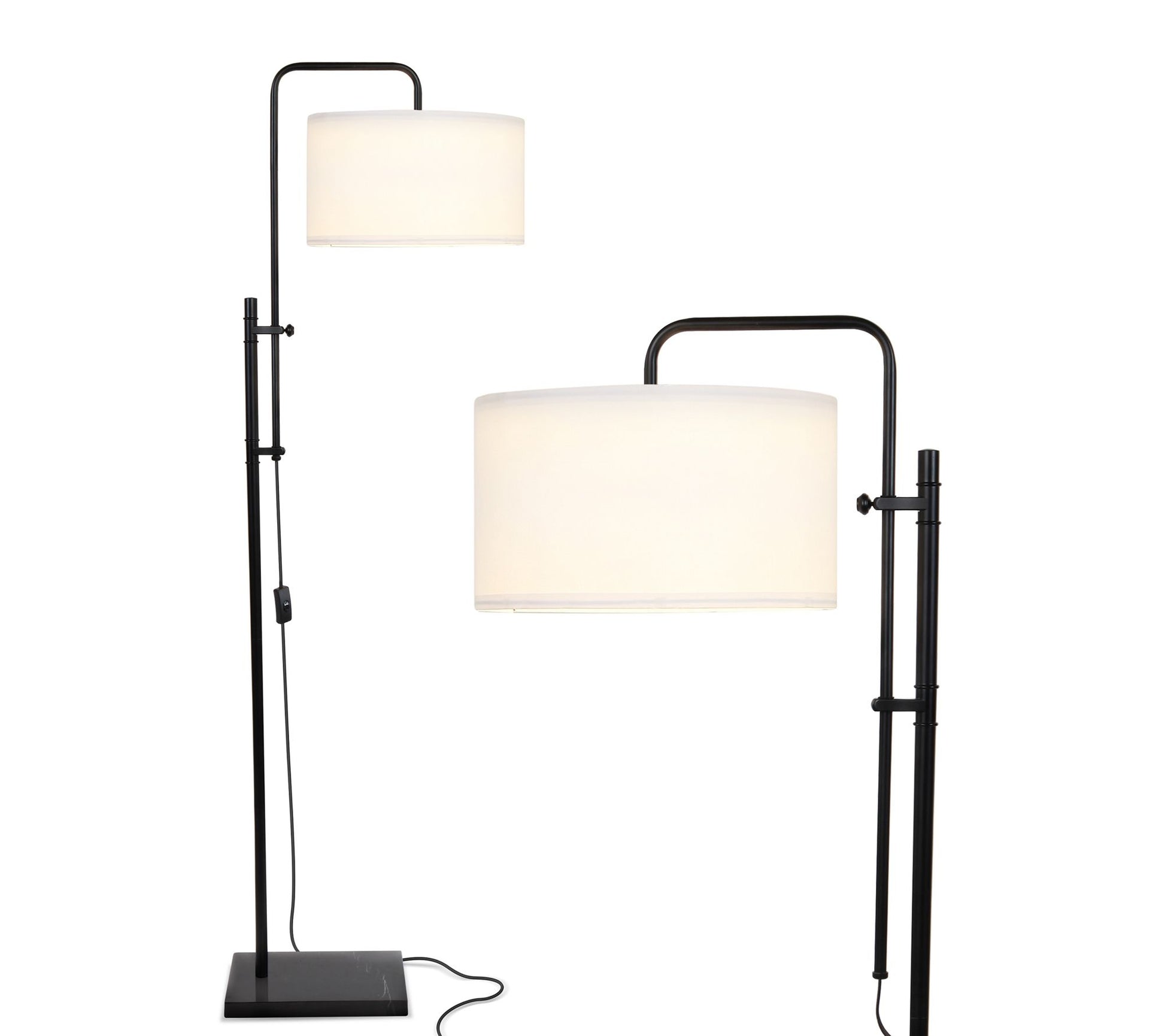 Brightech Leo 72"H LED Arc Floor Lamp