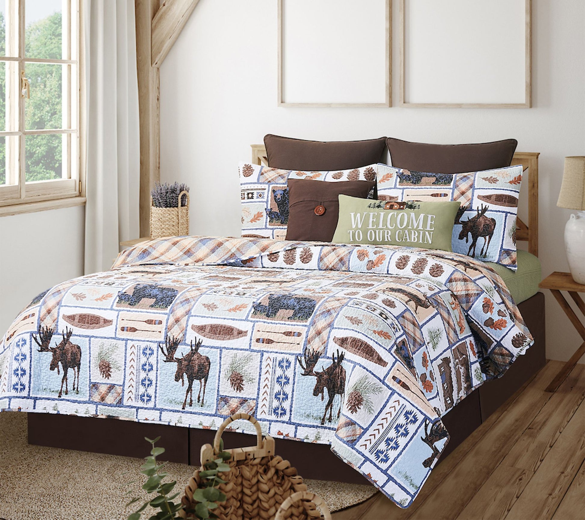 Oakley Lodge King Quilt Set by Valerie