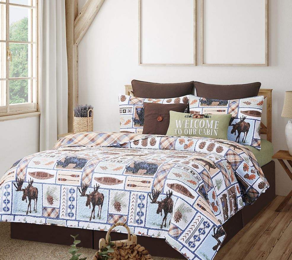 Oakley Lodge Full/Queen Quilt Set by Valerie