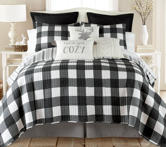 Levtex Home Camden Check 2-Piece Twin/Twin XL Quilt Set