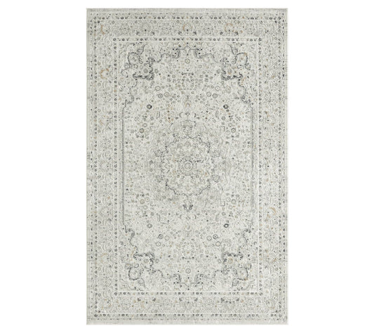 Ox Bay Vintage Hi-Low Bordered Medallion Area Rug, 5' x 7'6"