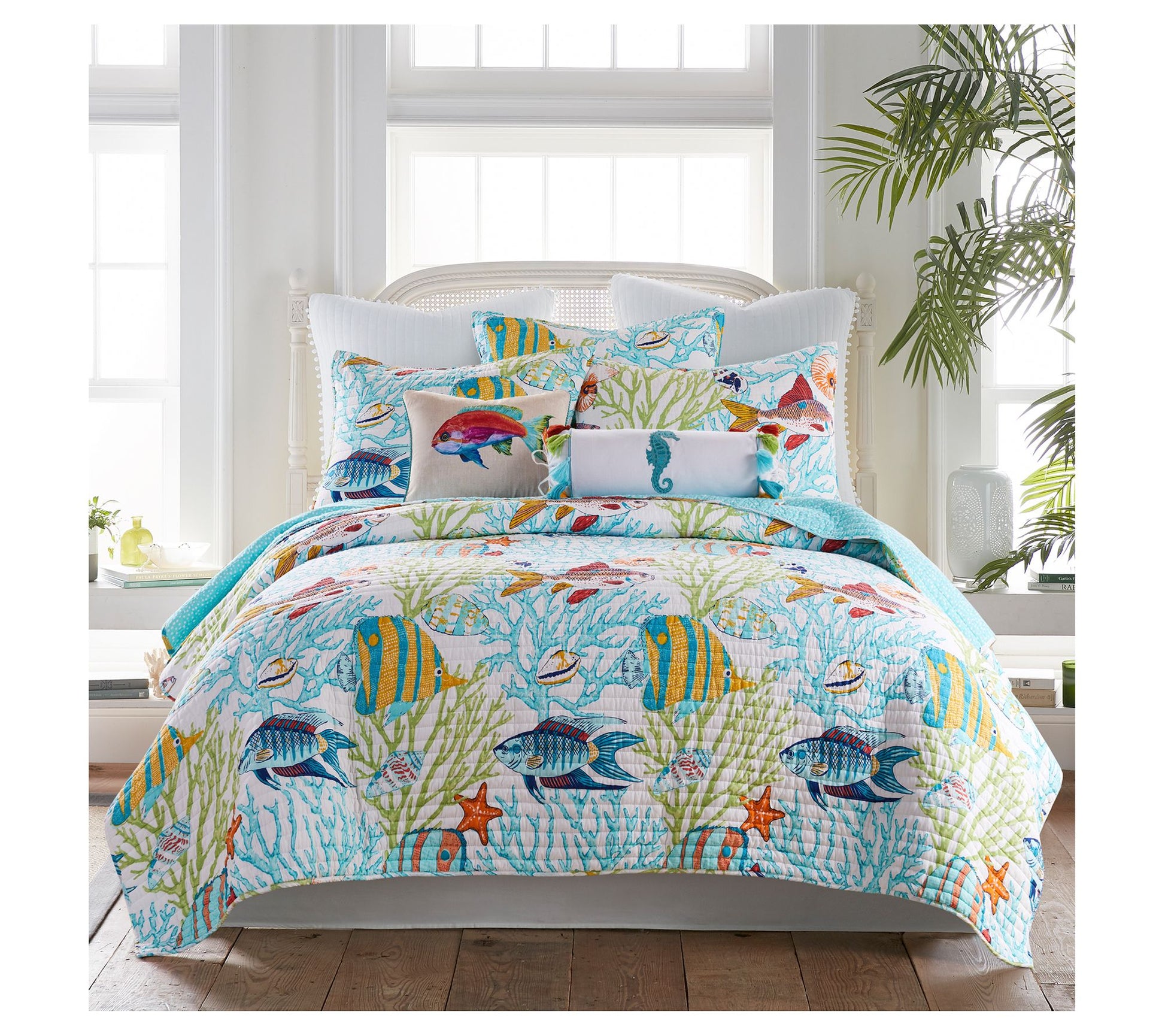 Levtex Home Beachwalk 3-Piece Coastal Full/QueeQuilt Set