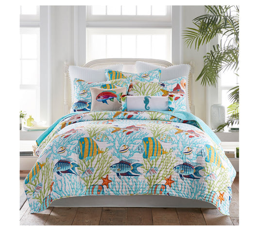 Levtex Home Beachwalk 3-Piece Coastal Full/QueeQuilt Set