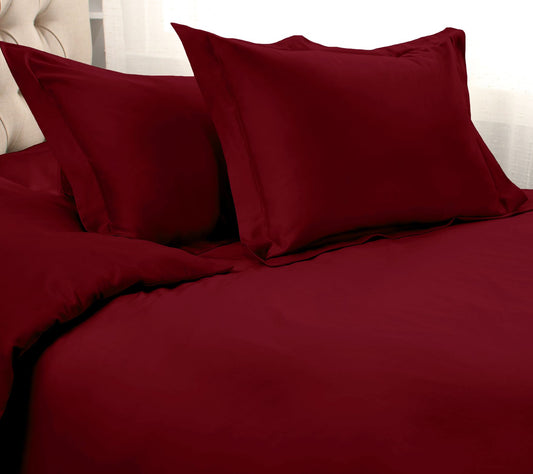 Superior 1200-TC Solid Egyptian Cotton Duvet Co er Set- F/Q